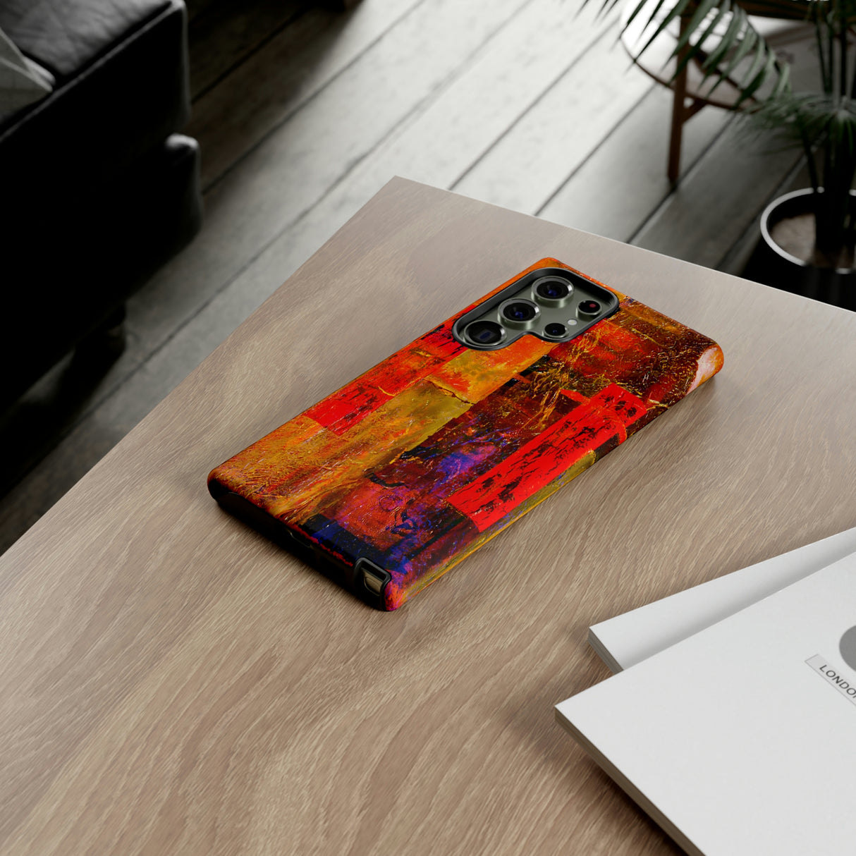 Red Oil Painting Android Case (Protective) Phone Case