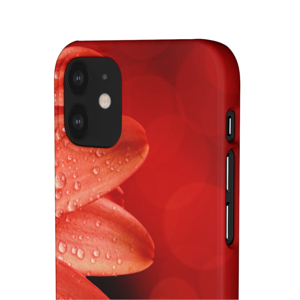 Red Spring Flower Samsung/iPhone (Slim) iPhone 12 Mini Matte Phone Case