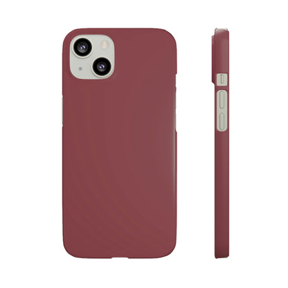 Cordovan Purple iPhone Case (Slim) iPhone 13 Matte Phone Case