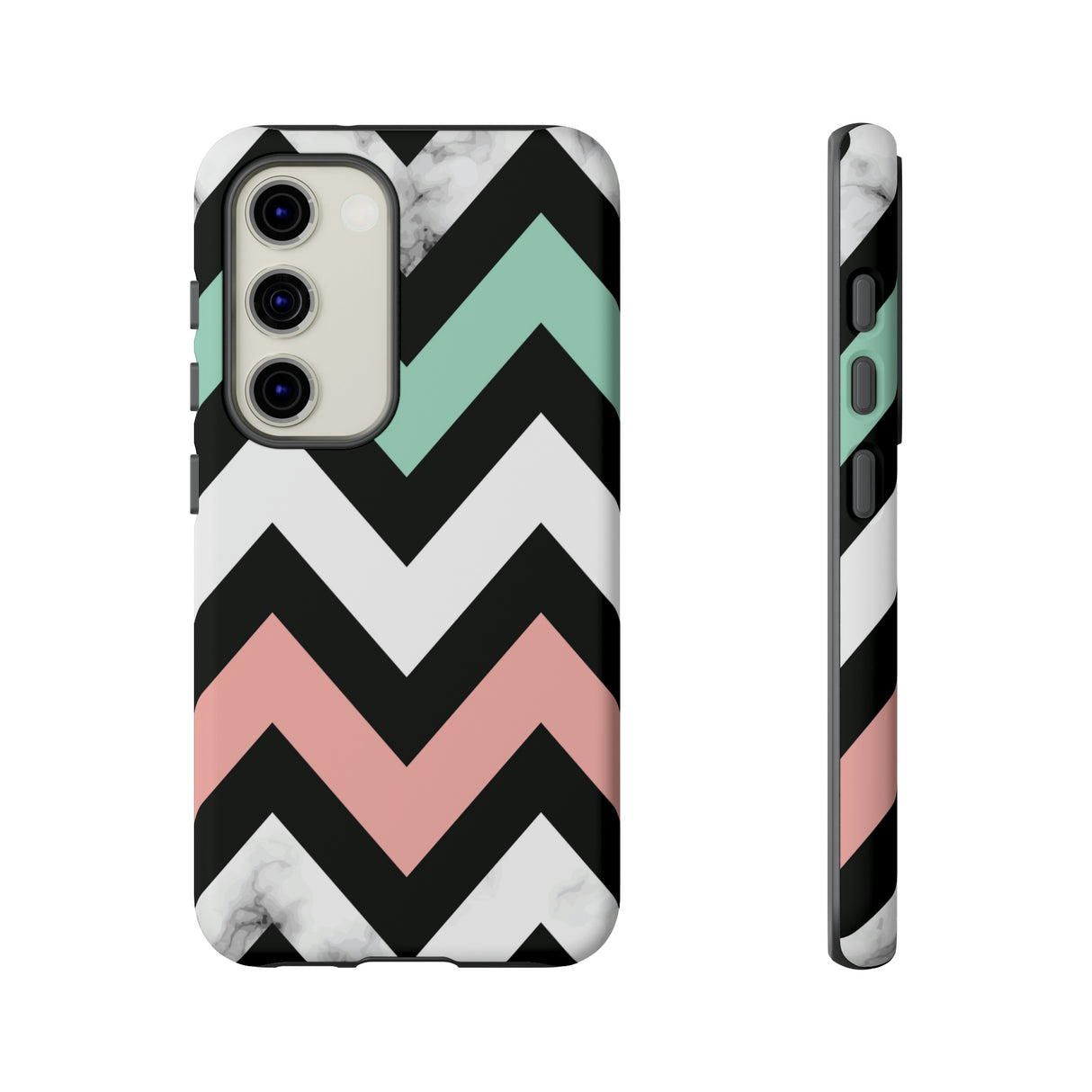 Chevron Shapes Android Case (Protective) Samsung Galaxy S23 Matte Phone Case