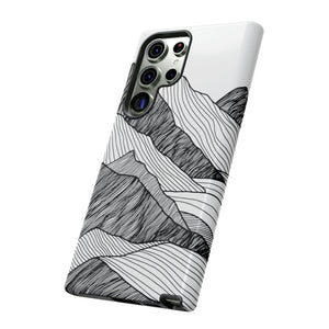 Mountain Line Art Android Case (Protective) Phone Case