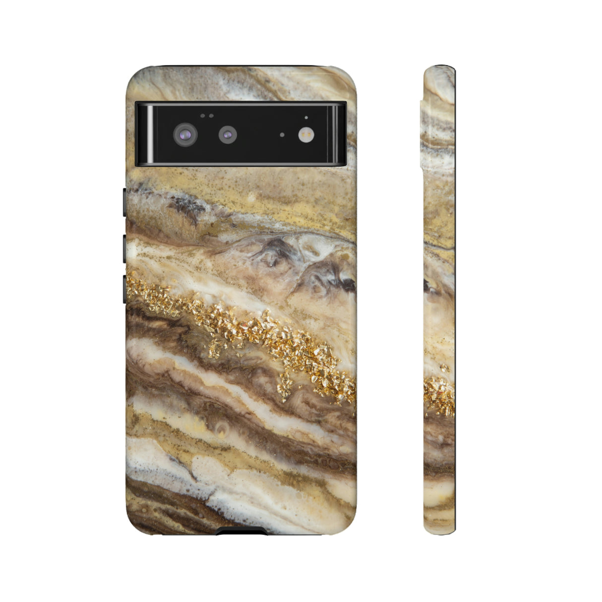 Gold Epoxy Android Case (Protective) Google Pixel 6 Glossy Phone Case