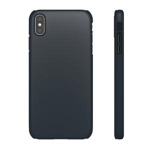 Gunmetal iPhone Case (Slim) iPhone XS MAX Matte Phone Case