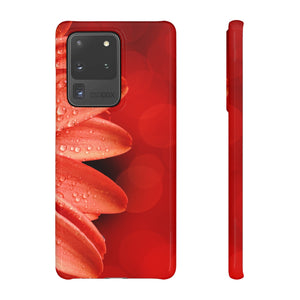 Red Spring Flower Samsung/iPhone (Slim) Phone Case