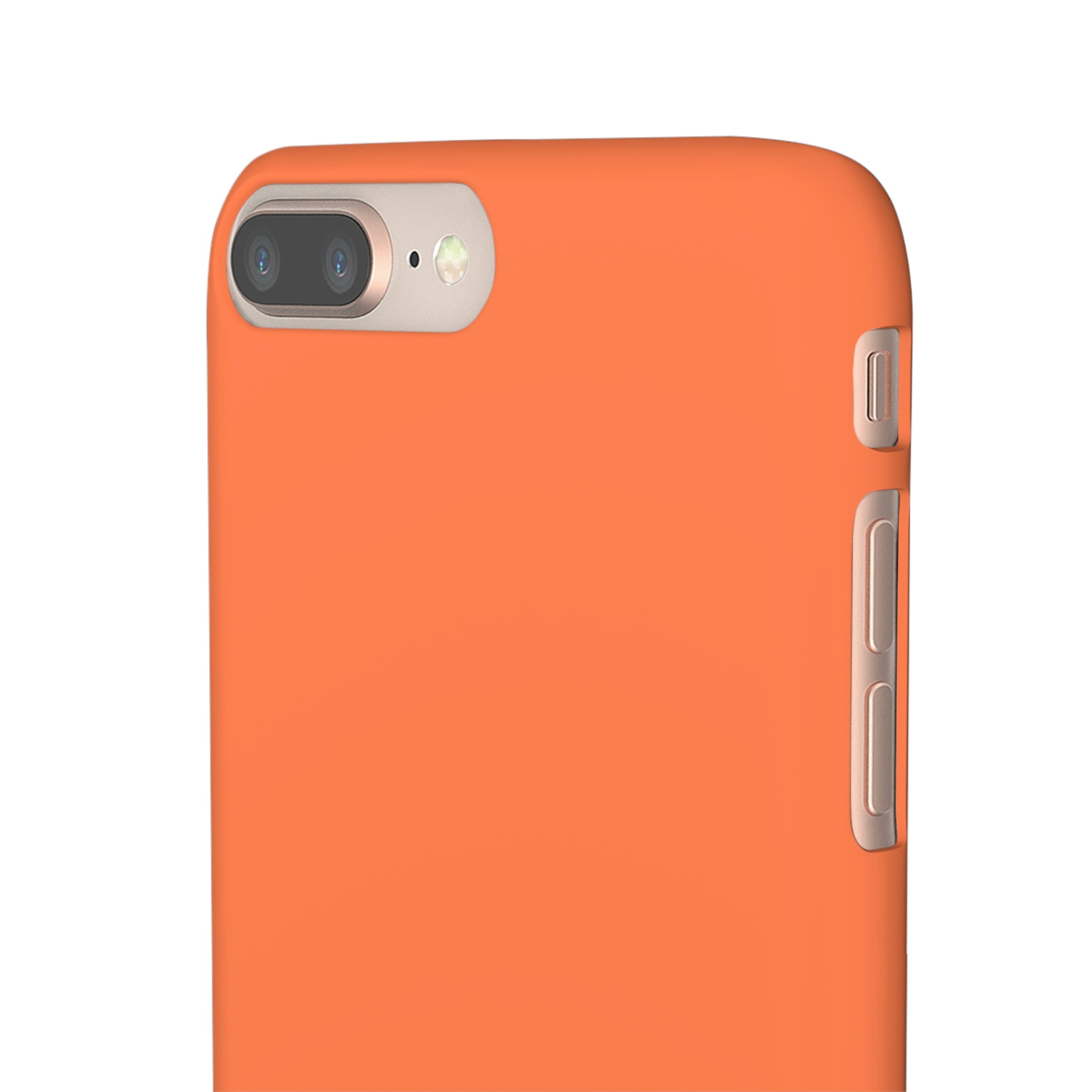 Coral Orange iPhone Case (Slim) Phone Case