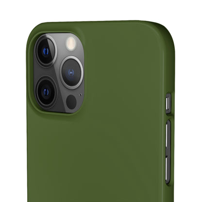 Dark Moss Green iPhone Case (Slim) Phone Case