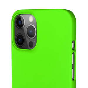 Bright Green iPhone Case (Slim) Phone Case