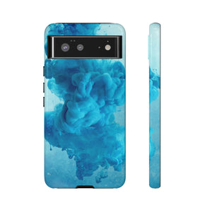 Blue Ink Android Case (Protective) Google Pixel 6 Glossy Phone Case