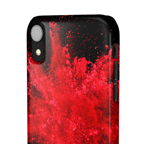 Red Explosion iPhone Case (Slim) Phone Case