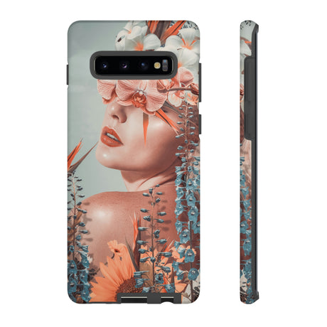 Contemporary Flowers Android Case (Protective) Samsung Galaxy S10 Plus Matte Phone Case