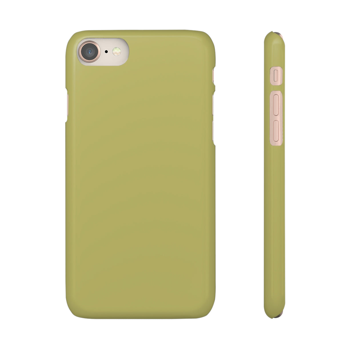 Dark Khaki iPhone Case (Slim) iPhone 8 Glossy Phone Case