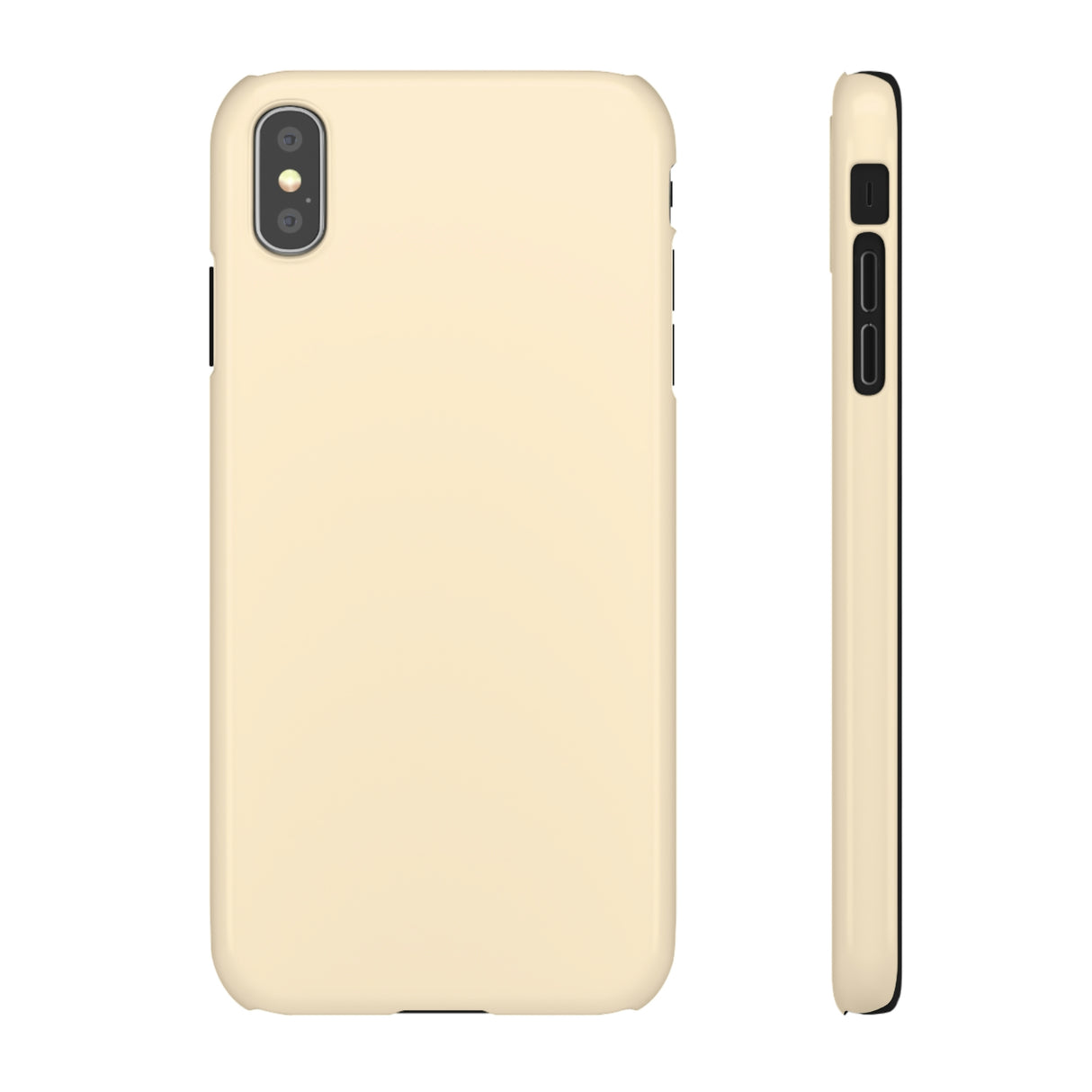 Blanched Almond iPhone Case (Slim) iPhone XS MAX Glossy Phone Case