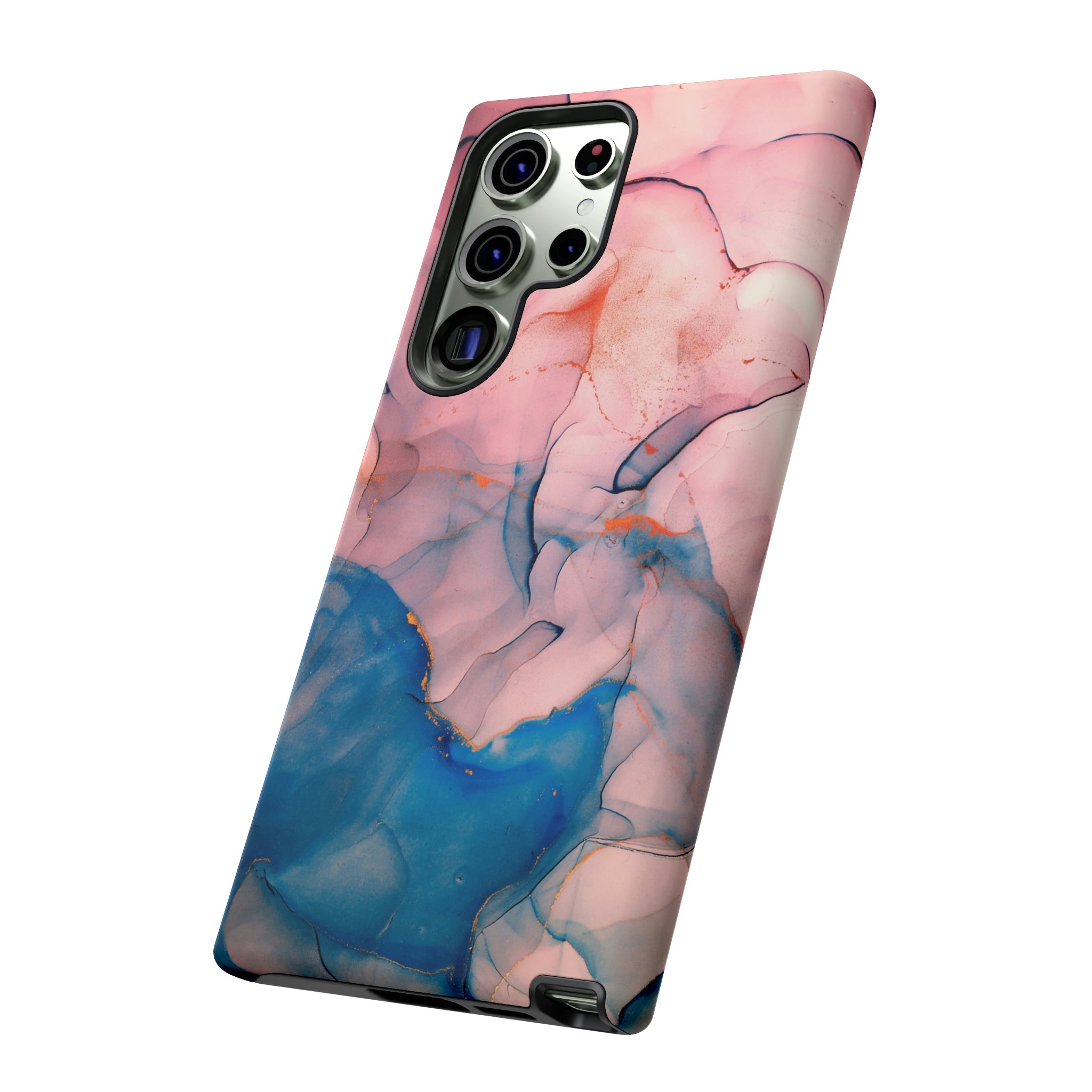 Pink Alcohol ink Marble Android Case (Protective) Phone Case