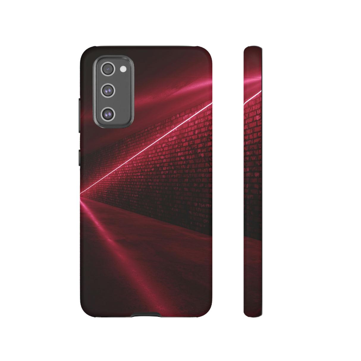 Red Sci Fi Android Case (Protective) Samsung Galaxy S20 FE Matte Phone Case