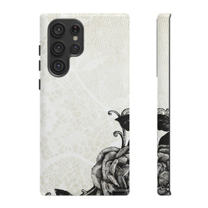 Rosett Gothic Flower Samsung Case (Protective) Samsung Galaxy S22 Ultra Glossy Phone Case