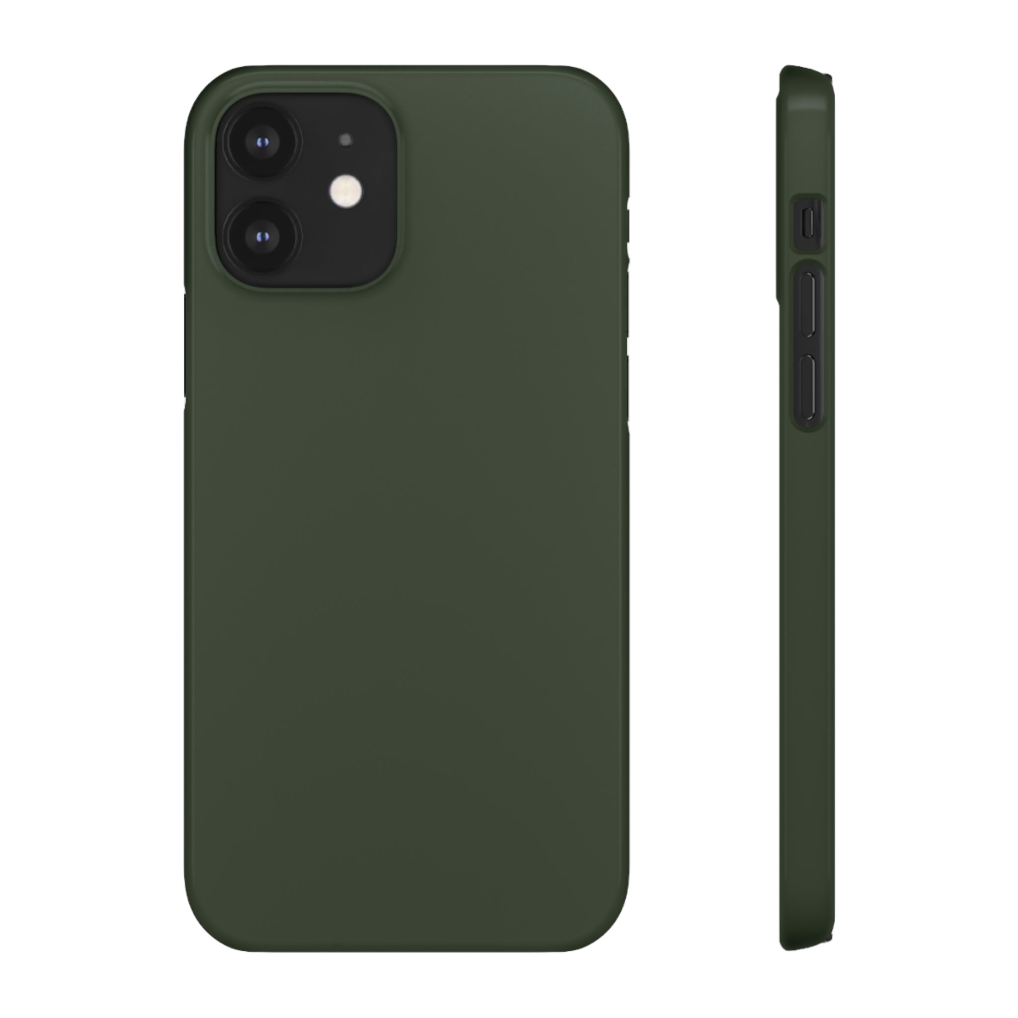 Kombu Green iPhone Case (Slim) iPhone 12 Glossy Phone Case