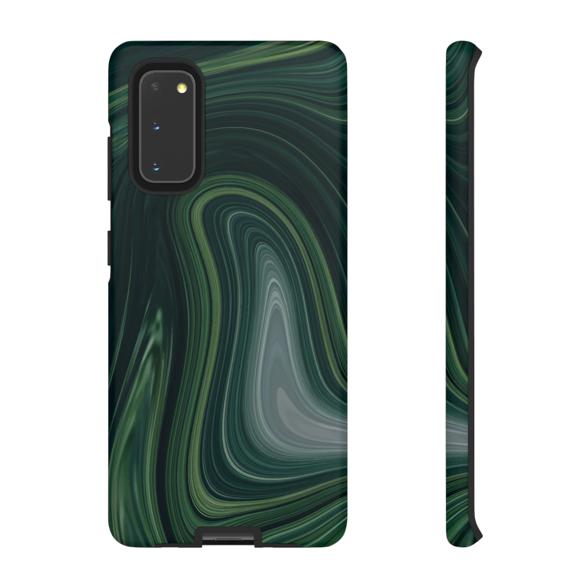 Green Marble Android Case (Protective) Samsung Galaxy S20 Matte Phone Case