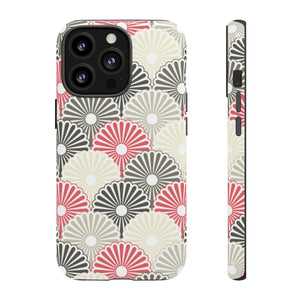 Japanese Flower Pattern iPhone Case (Protective) iPhone 13 Pro Glossy Phone Case