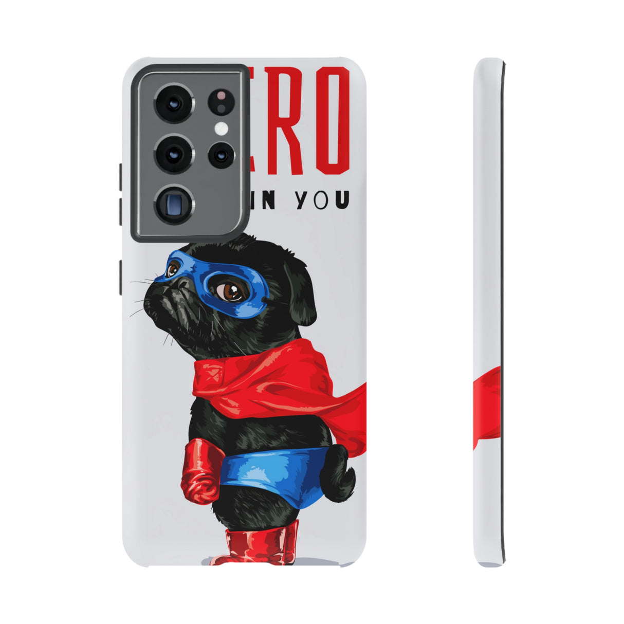 Hero Pug Android Case (Protective) Samsung Galaxy S21 Ultra Matte Phone Case