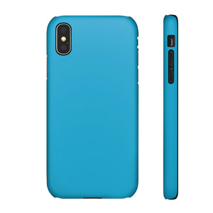 Bright Cerulean iPhone Case (Slim) iPhone X Matte Phone Case