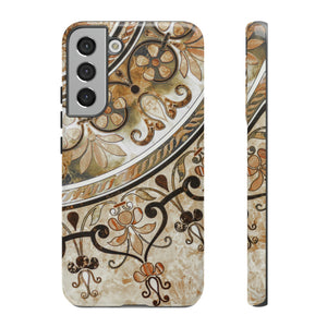 Mosaic Tiles Android Case (Protective) Samsung Galaxy S22 Plus Glossy Phone Case