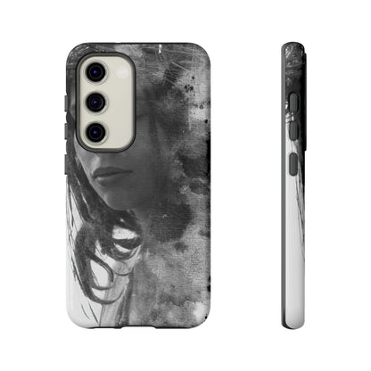 Portrait Lady Android Case (Protective) Samsung Galaxy S23 Glossy Phone Case