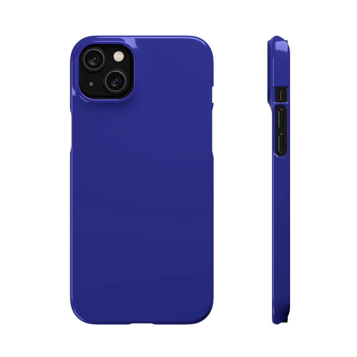 Cosmic Cobalt Blue iPhone Case (Slim) iPhone 14 Plus Glossy Phone Case