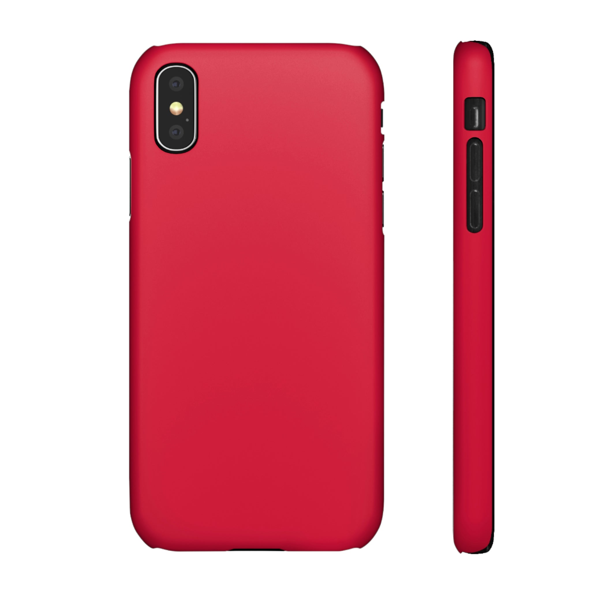 Crimson Red iPhone Case (Slim) iPhone X Matte Phone Case