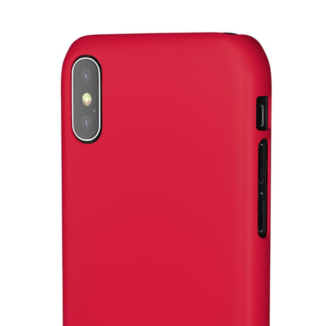 Crimson Red iPhone Case (Slim) Phone Case