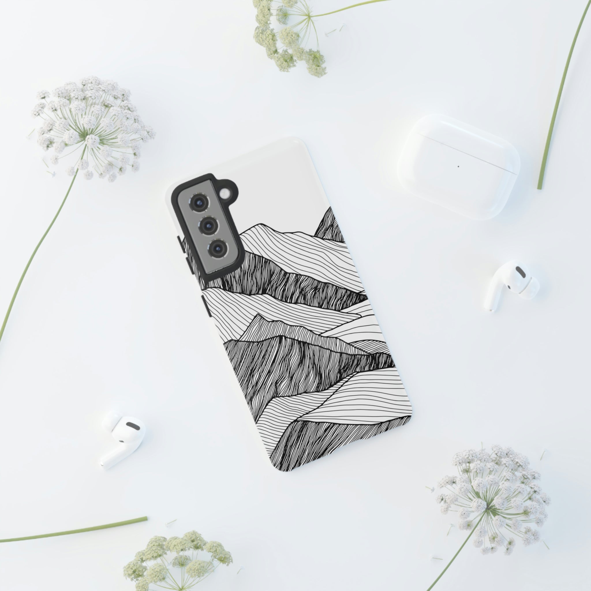 Mountain Line Art Android Case (Protective) Phone Case