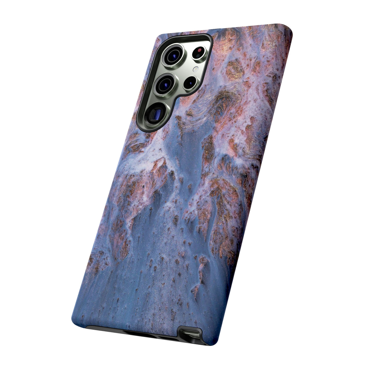 Blue Ice Ink Art Android Case (Protective) Phone Case