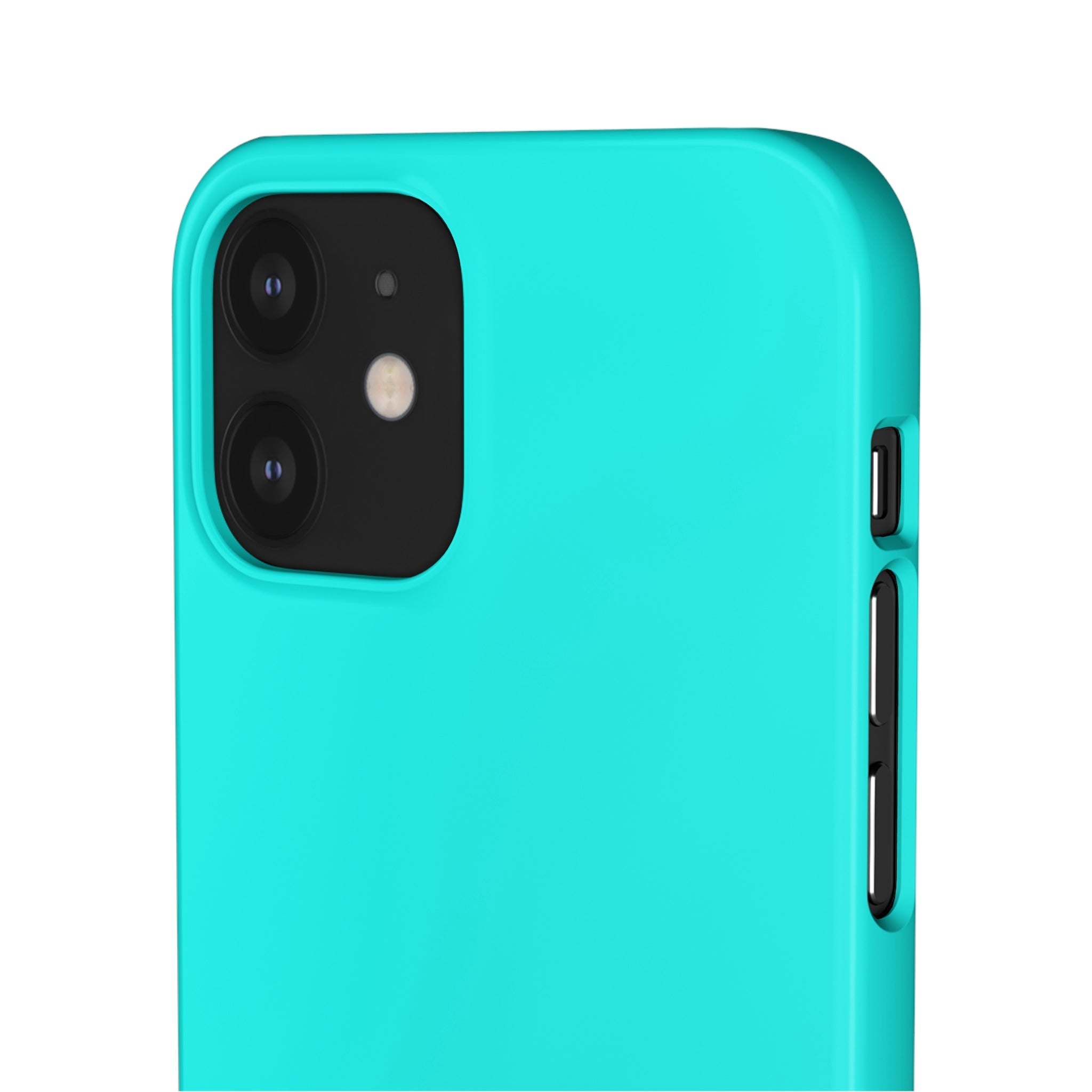 Flourescent Blue iPhone Case (Slim) Phone Case