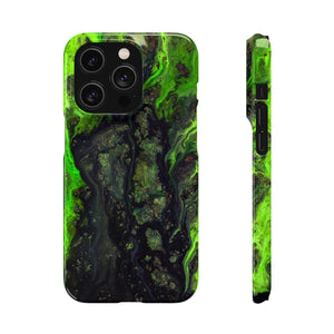 Toxic Ink Art iPhone Case (Slim) iPhone 14 Pro Glossy Phone Case