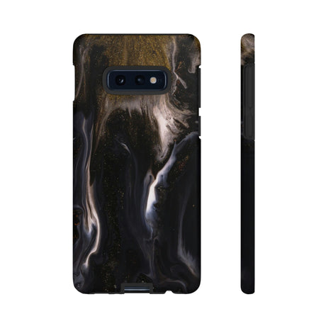 Piano Black Ink Art Android Case (Protective) Samsung Galaxy S10E Matte Phone Case