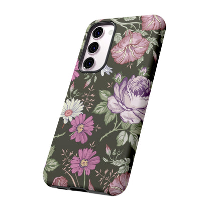 Purple Rose Vintage Flower Samsung Case (Protective) Phone Case