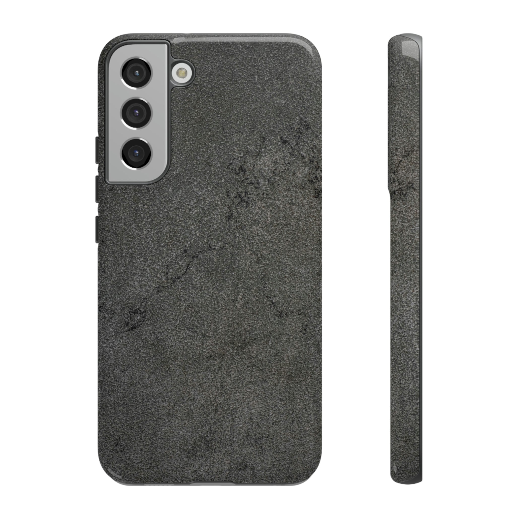 Steel Grey Granite Android Case (Protective) Samsung Galaxy S22 Plus Glossy Phone Case