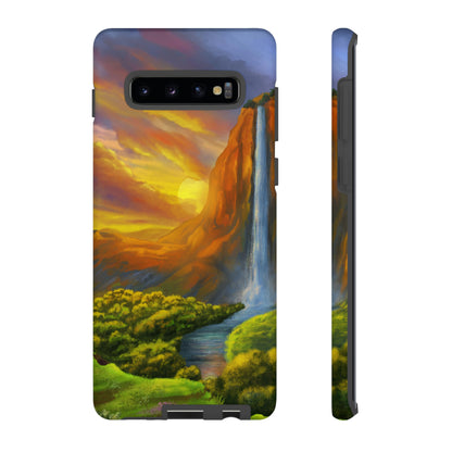 Fantasy Waterfall Android Case (Protective) Samsung Galaxy S10 Plus Matte Phone Case