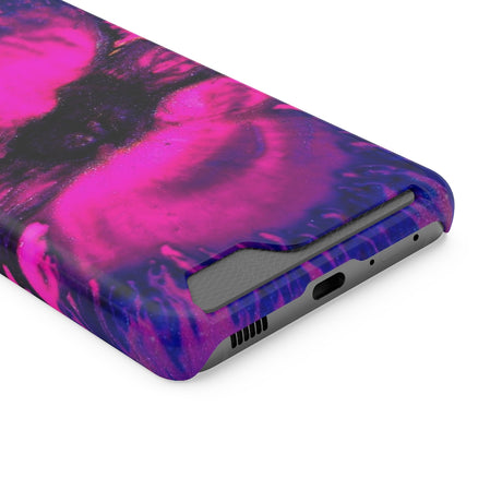 Deep Pink Ink Art Android Case (Card) Phone Case