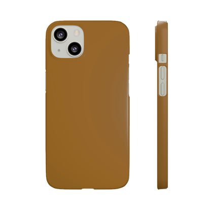 Golden Brown iPhone Case (Slim) iPhone 13 Matte Phone Case