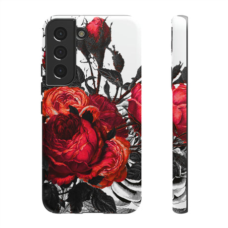 Serarose Gothic Flower Samsung Case (Protective) Samsung Galaxy S22 Matte Phone Case