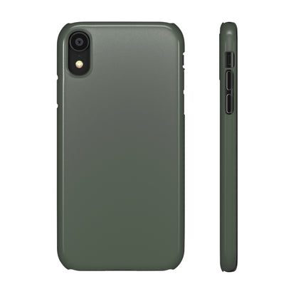 Ebony Green iPhone Case (Slim) iPhone XR Glossy Phone Case