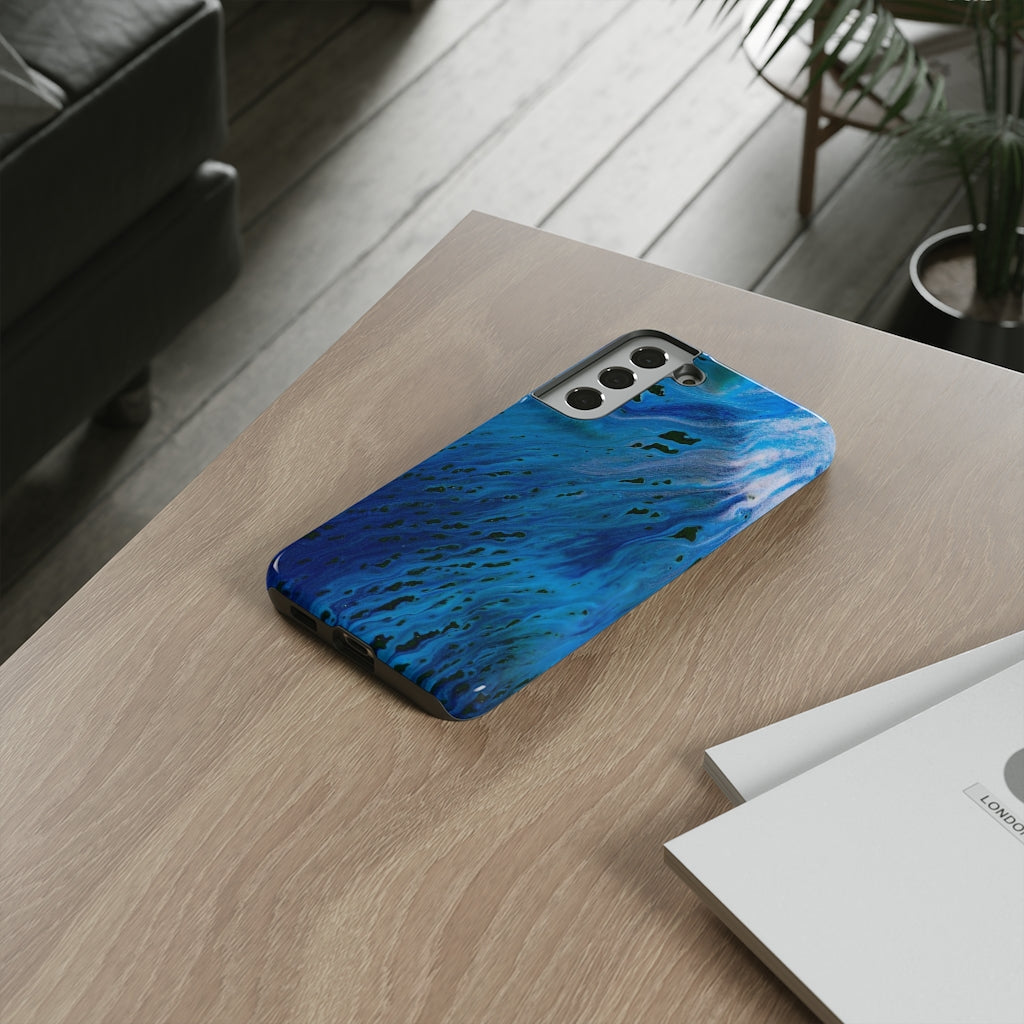 Blue River Ink Art Android Case (Protective) Phone Case