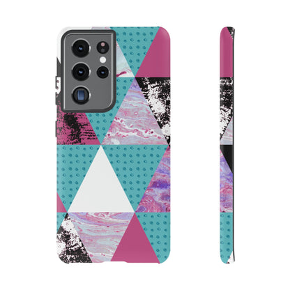 Grunge Triangles Android Case (Protective) Samsung Galaxy S21 Ultra Matte Phone Case