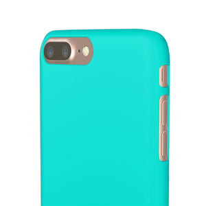 Bright Turquoise iPhone Case (Slim) Phone Case