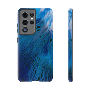 Blue River Ink Art Android Case (Protective) Samsung Galaxy S21 Ultra Glossy Phone Case