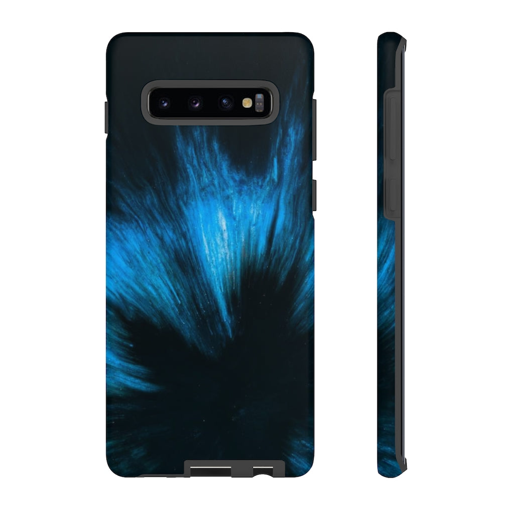 Midnight Shadow Ink Art Android Case (Protective) Samsung Galaxy S10 Plus Matte Phone Case