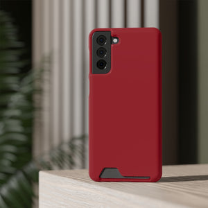 Carmine Red Samsung Case (Card) Phone Case