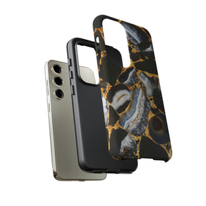 Dark Agate Marble Android Case (Protective) Phone Case