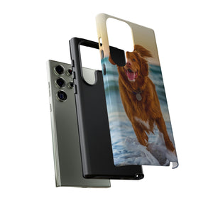 Happy Beach Dog Android Case (Protective) Phone Case