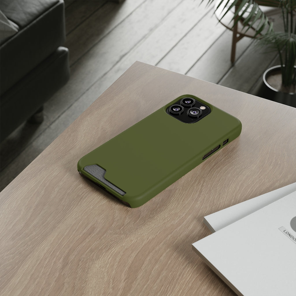 Army Green iPhone Case (Card) Phone Case